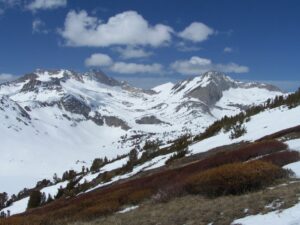 The east slopes of Mt. Conness and North Peak are proposed for Wilderness designation. Photo by Greg Reis.