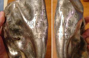 The Mark Twain Days trophy found in North Carolina. Photo courtesy of Peter Harron.