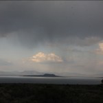 A typical sunset during rainy June 2009. Photo by Arya Degenhardt.