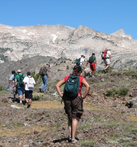 Getting out into the Mono Basin's wild lands is part of each OE group's experience.