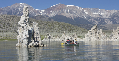 Canoe on Mono Lake this summer! Call (760) 647-6595 for reservations. Photo by Santiago Escruceria.