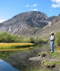 Fishing opener is April 24 and Mono Basin streams are being stocked. Photo by Elin Ljung.