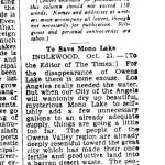 1935 letter to L.A. Times