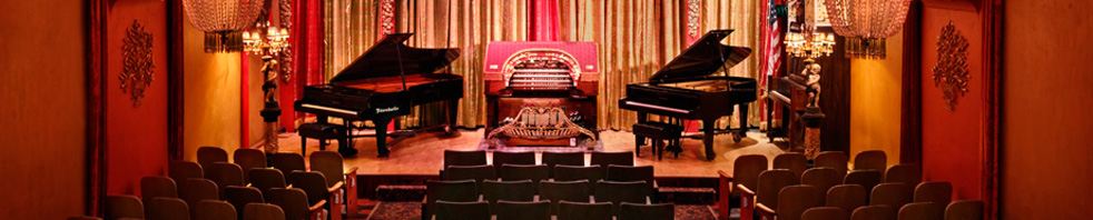 The Mighty Wurlitzer inside of the Old Town Music Hall.