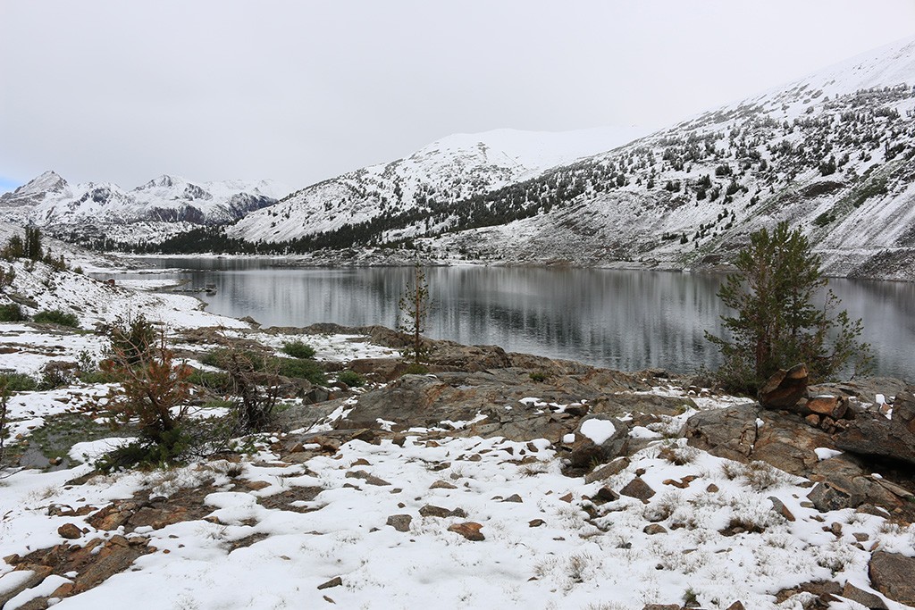 Saddlebag Lake and the Tioga Ridge