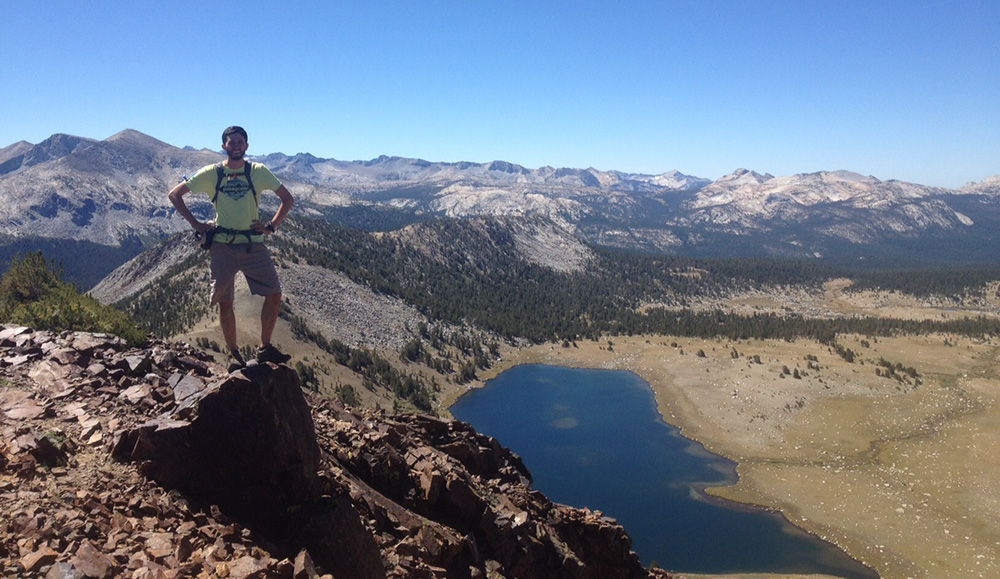 Summiting this peak in the Yosemite wilderness reminded me how much I love to be on top of mountains. Photo by Grace Aleman.