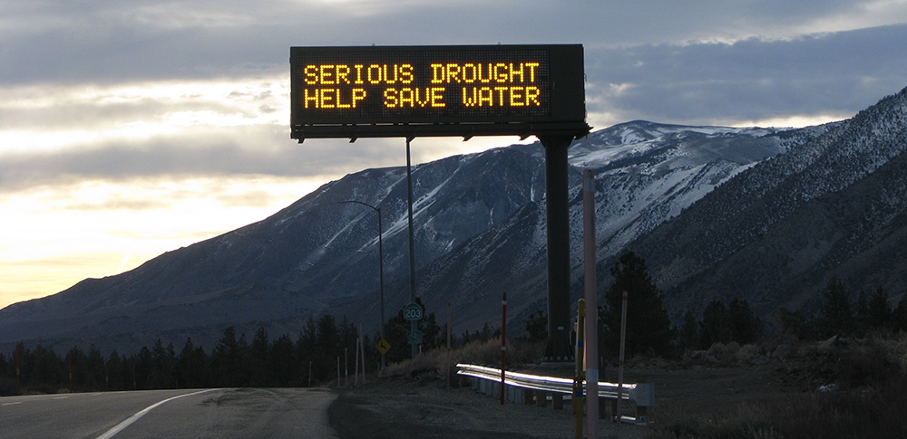California's four-year-long drought makes water conservation efforts even more critical today. Photo by Elin Ljung.