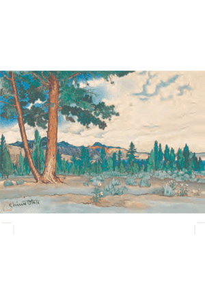 Morning at Mono Lake Obata Card