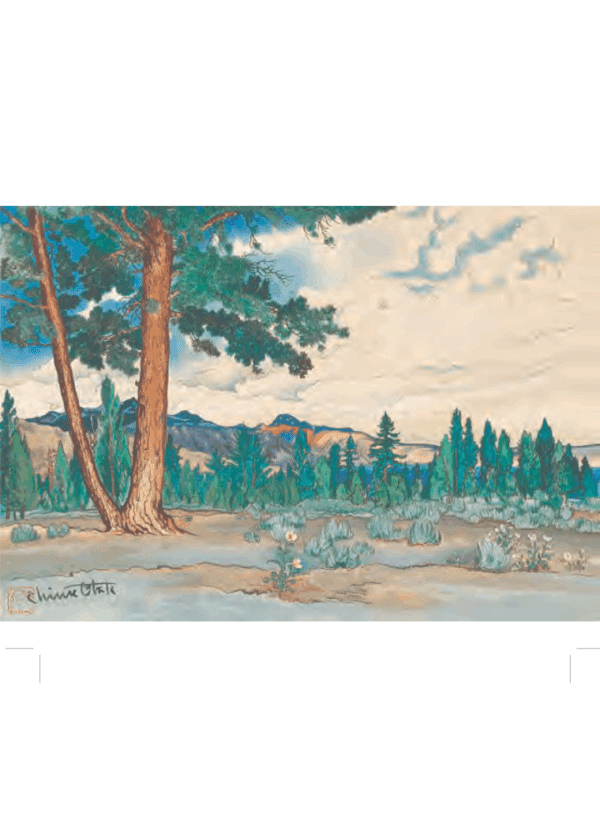 Morning at Mono Lake Obata Card