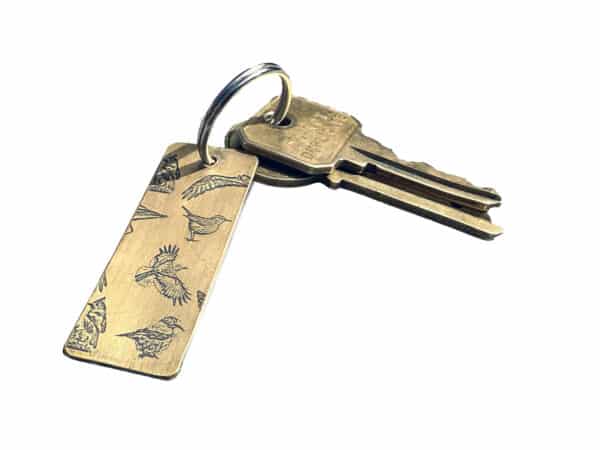 Mono Basin birds keychain