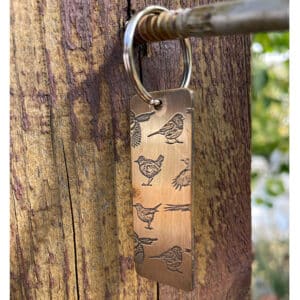 Mono Basin birds keychain